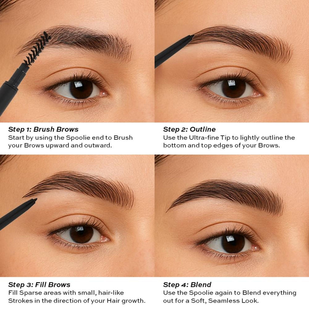 Makeup Revolution Precise Brow Pencil - Dark Brown | Grocsy