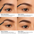 Makeup Revolution Precise Brow Pencil - Dark Brown | Grocsy