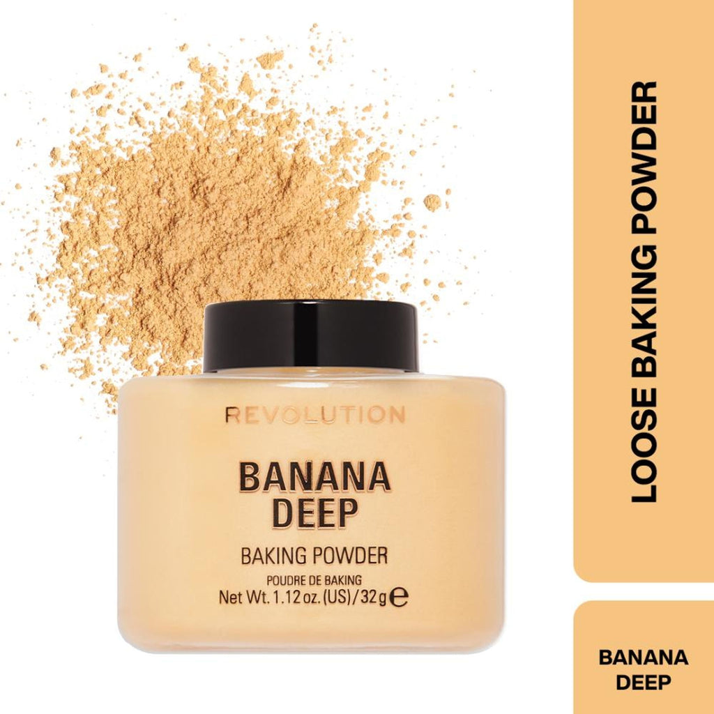 Makeup Revolution Banana Deep Loose Baking Powder | Grocsy