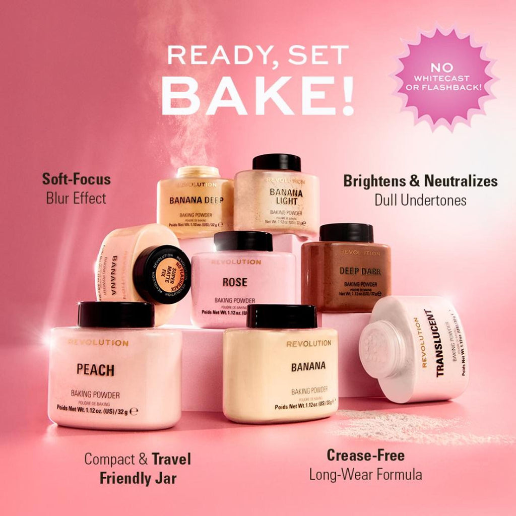 Makeup Revolution Banana Deep Loose Baking Powder | Grocsy