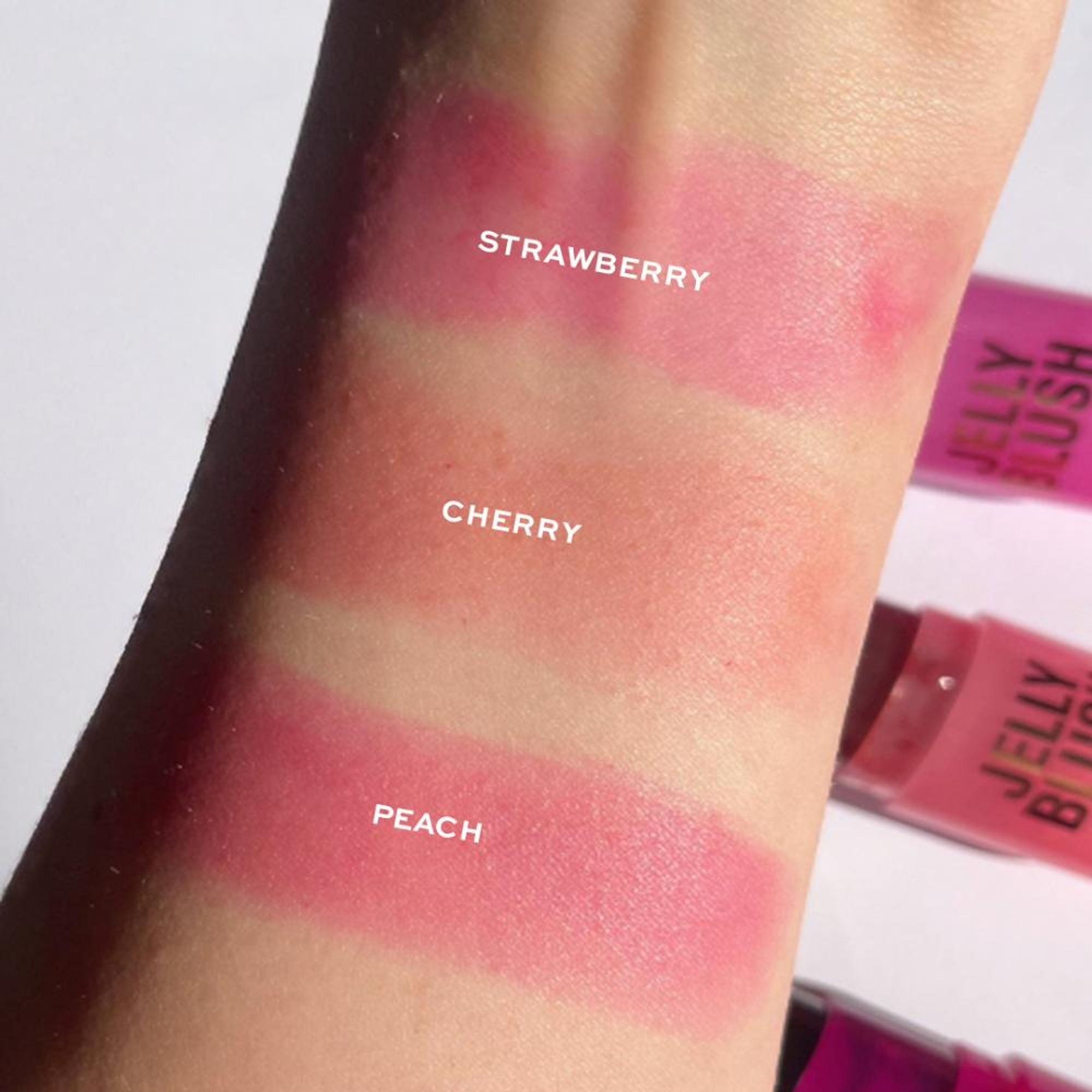 Makeup Revolution Jelly Blush Stick Lip and Cheek Stain - Peach Orange | Grocsy