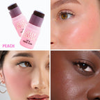 Makeup Revolution Jelly Blush Stick Lip and Cheek Stain - Peach Orange | Grocsy