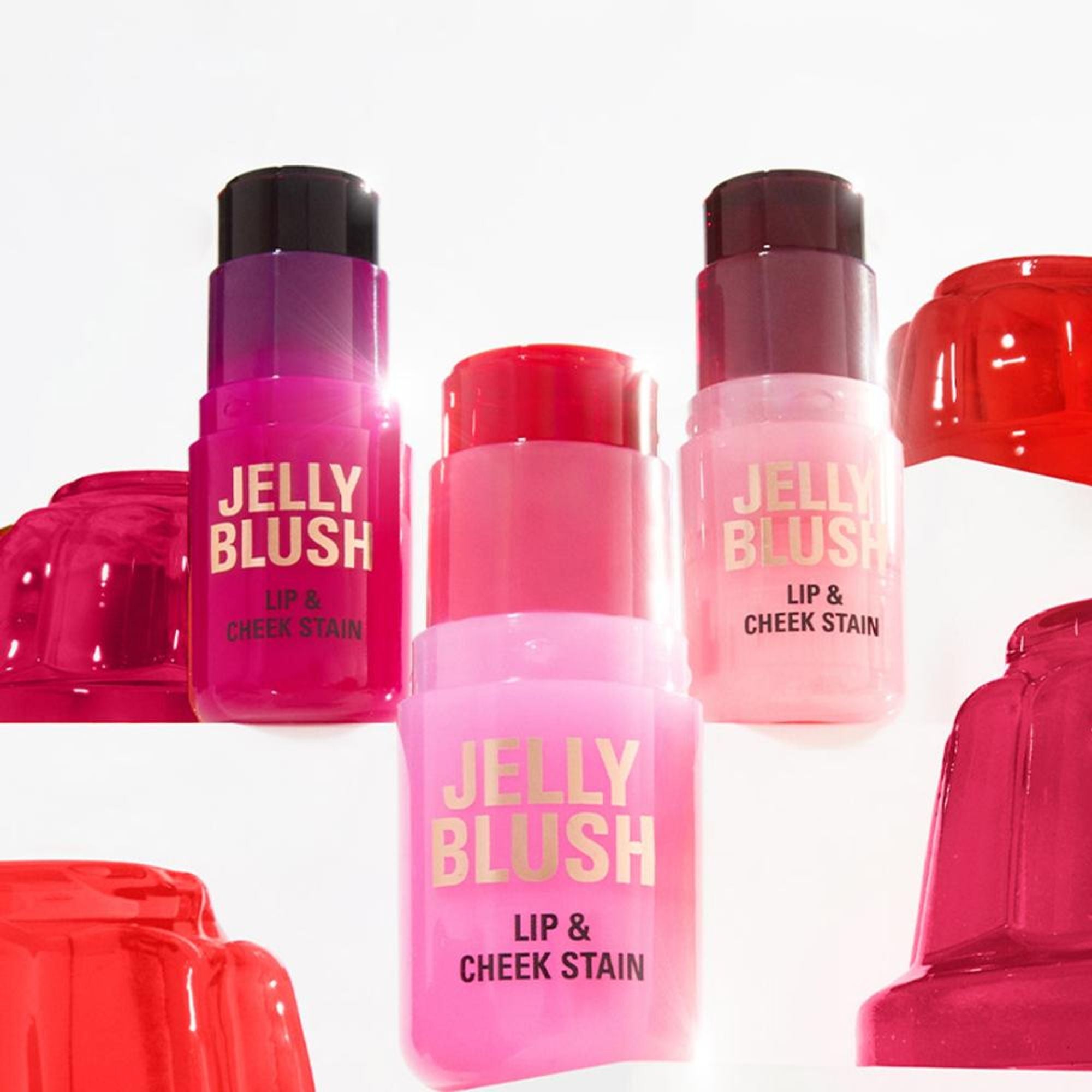 Makeup Revolution Jelly Blush Stick Lip and Cheek Stain - Peach Orange | Grocsy