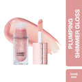 Makeup Revolution Pout Bomb Shimmer Lip Gloss - Shine Pink | Grocsy