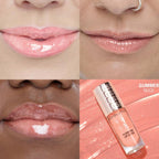 Makeup Revolution Pout Bomb Shimmer Lip Gloss - Glimmer Nude | Grocsy