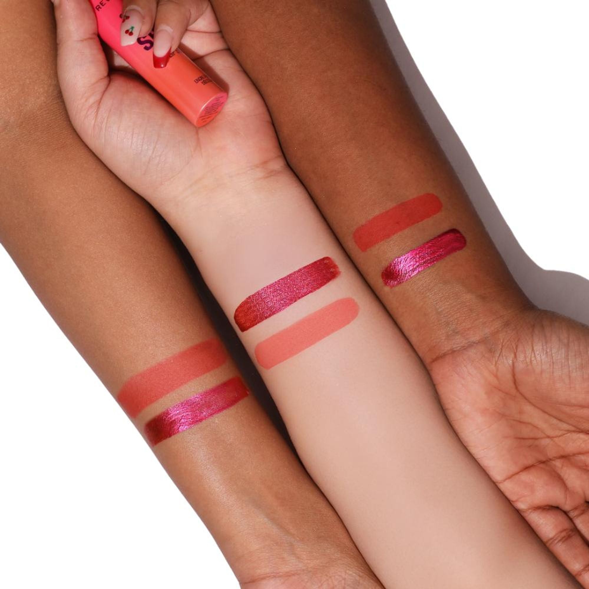 Makeup Revolution Sunset Shift Peel Off Lip - Stain Flushed Pink | Grocsy