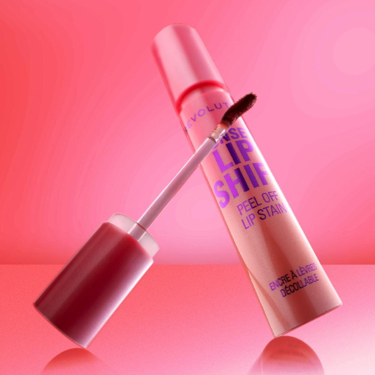 Makeup Revolution Sunset Shift Peel Off Lip - Stain Flushed Pink | Grocsy