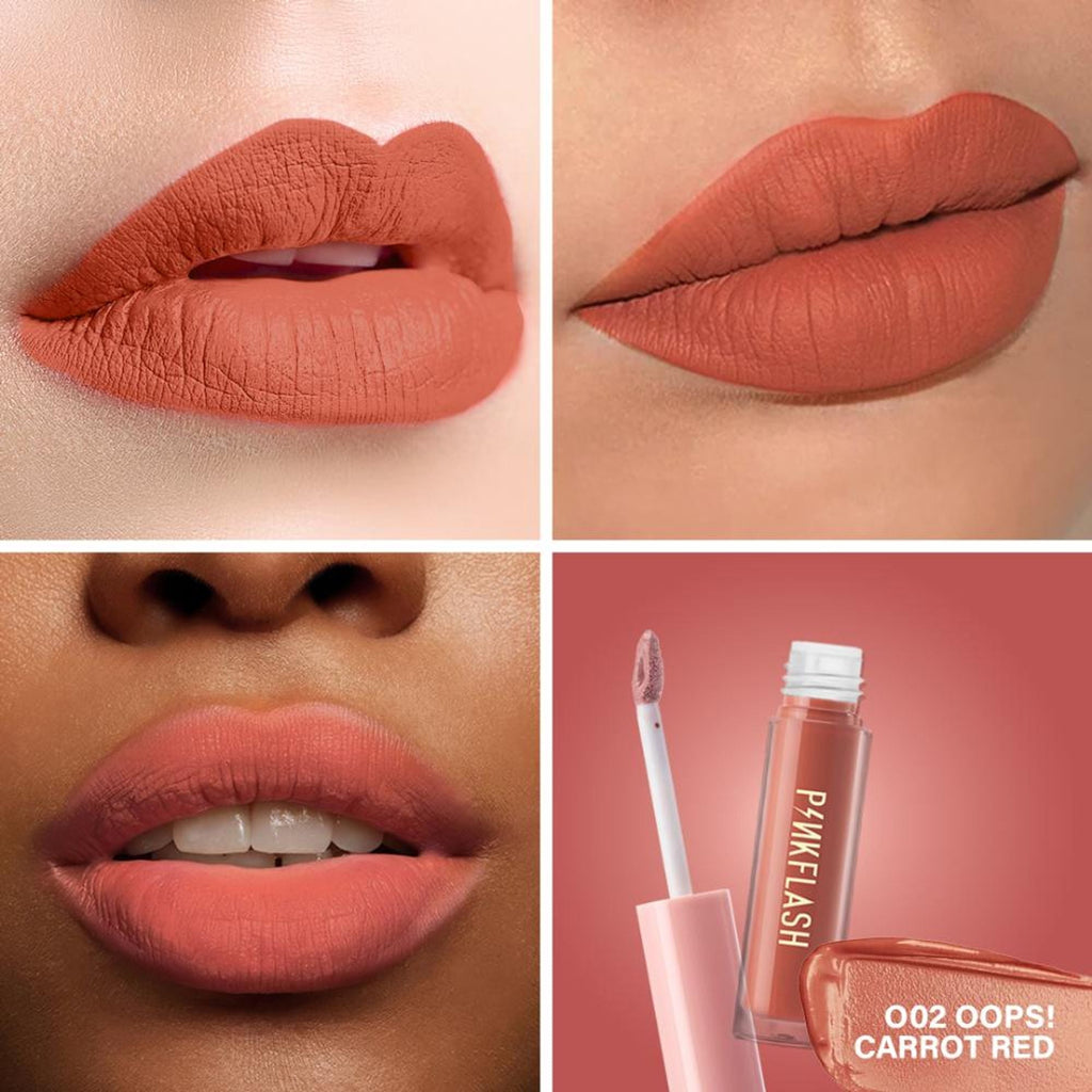 PINKFLASH Melting Matte Lip Cream - O02 Oops | Grocsy