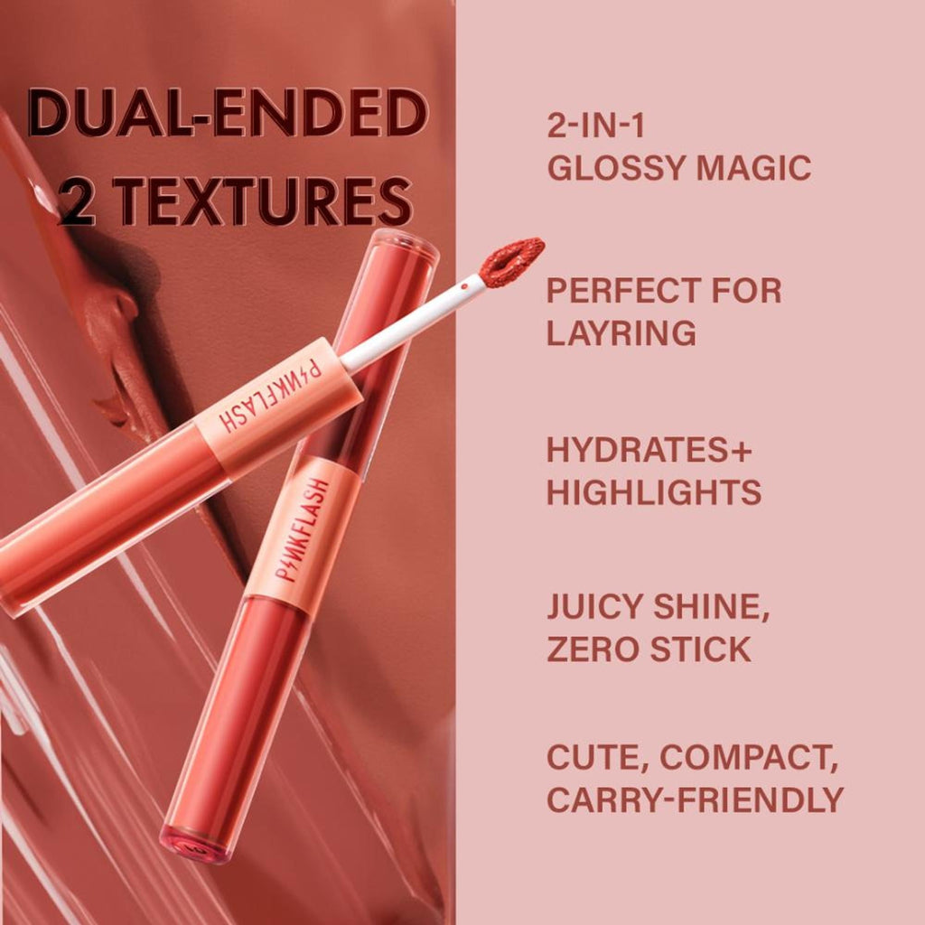 PINKFLASH Duo Lip Gloss - V03 | Grocsy
