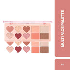 PINKFLASH Multi Face Palette - 02 Strawberry Ice | Grocsy