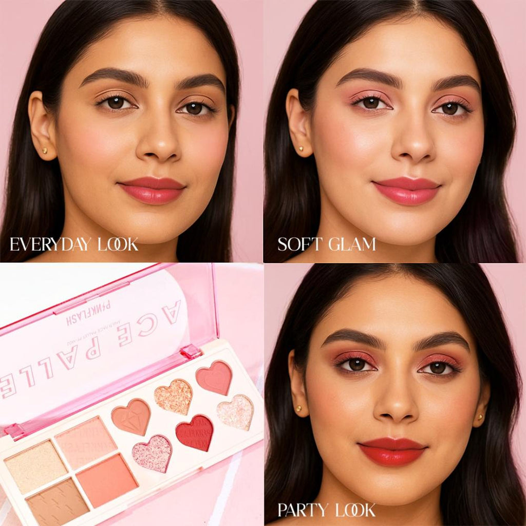PINKFLASH Multi Face Palette - 02 Strawberry Ice | Grocsy