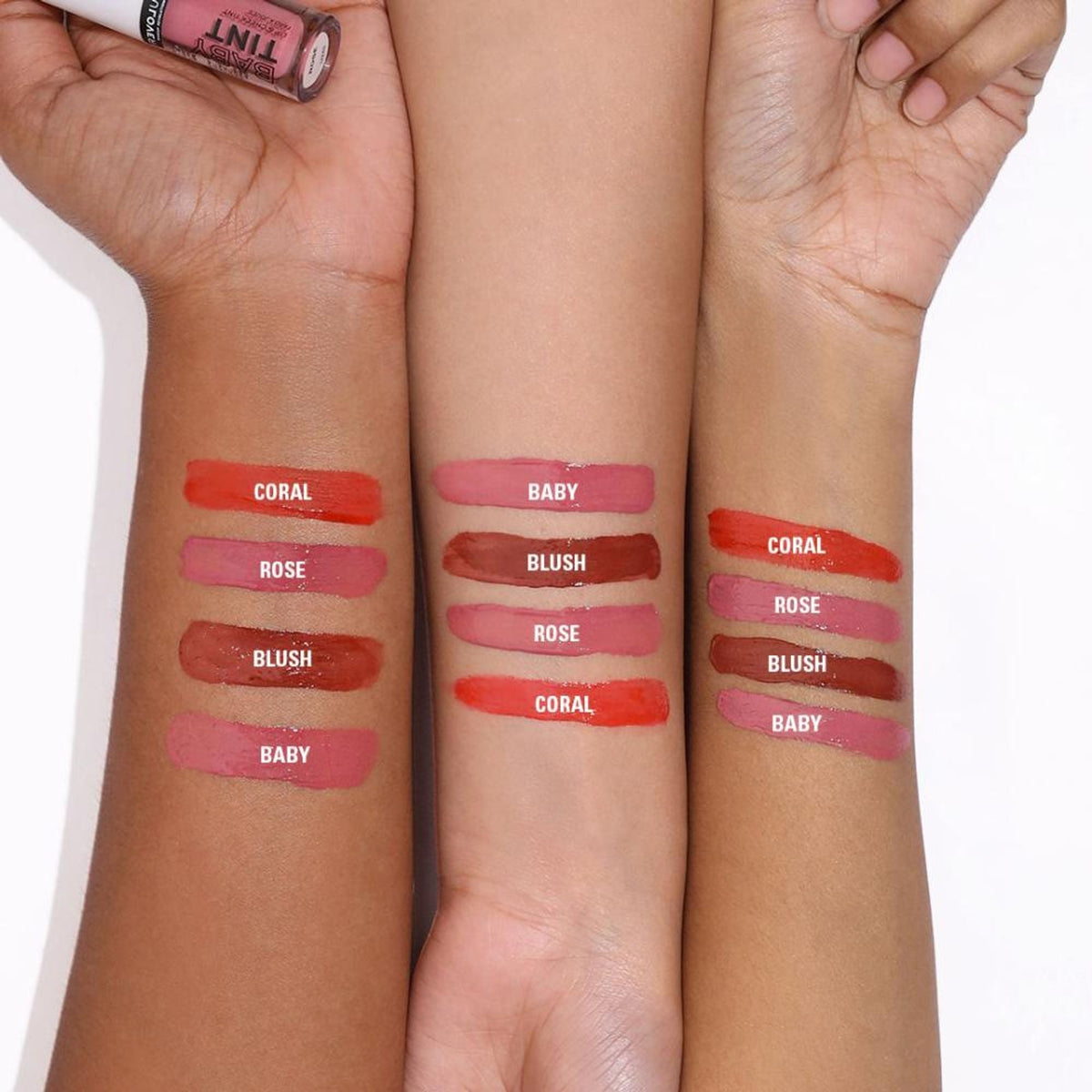 Makeup Revolution Relove Baby Lip & Cheek Tint - Long Lasting - Soft & Glowy Finish - Rose | Grocsy
