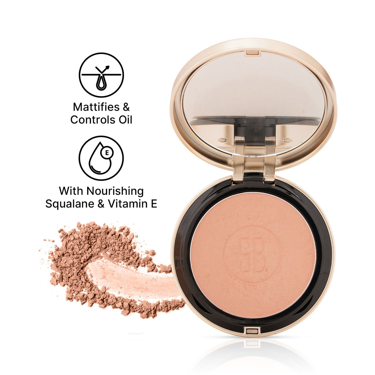Swiss Beauty Born To Last 3-In-1 Skin Perfection Compact With Vitamin E - 1. Bare Dawn | Grocsy