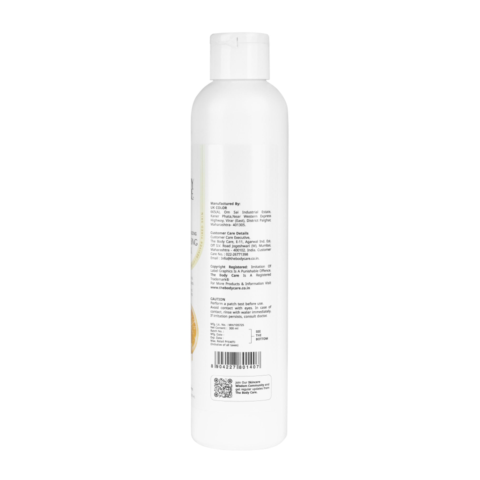 The Body Care Orange Cleansing Milk | Grocsy