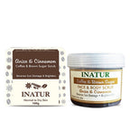 Inatur Coffee & Brown Sugar Face & Body Scrub - Anise & Cinnamon | Grocsy