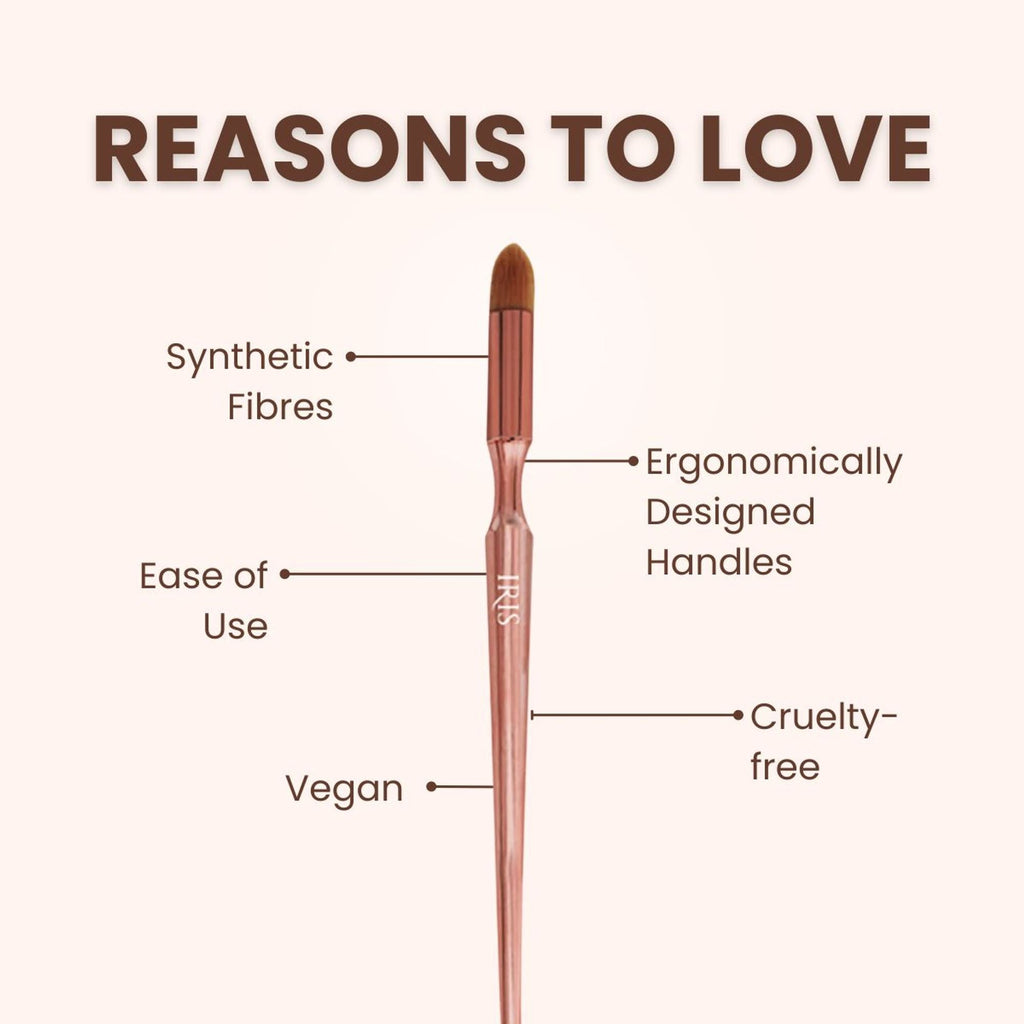 IRIS COSMETICS Luminous HD Precision Highlight Brush | Grocsy