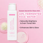 Hyphen By Kriti Sanon Rice Water Face Brightening Daily Cleanser, Reduce Pigmentation & Dark Spots, Brightens & Even Tones Skin, Moisturizes Skin | Grocsy
