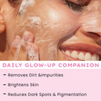 Hyphen By Kriti Sanon Rice Water Face Brightening Daily Cleanser, Reduce Pigmentation & Dark Spots, Brightens & Even Tones Skin, Moisturizes Skin | Grocsy