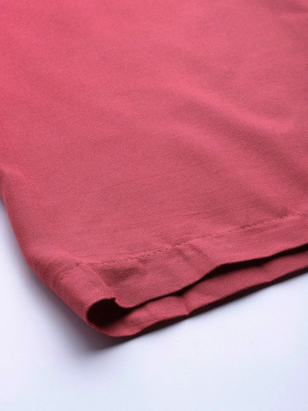 TAG 7 Women Pink Solid Wide Leg Palazzos | Grocsy