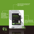Miss Claire Pore Detox Mud Sheet Mask With Purifying Green Tea | Grocsy