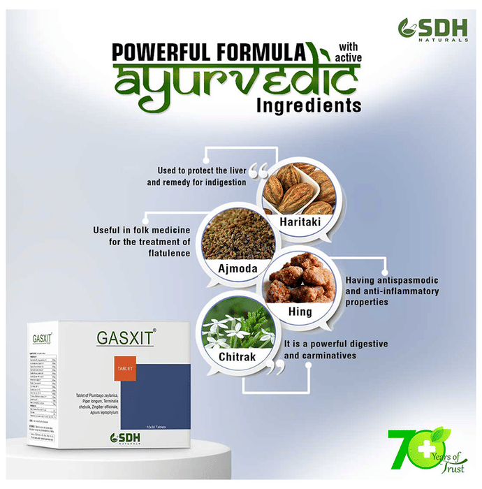 SDH Naturals Gasxit Tablet | Grocsy