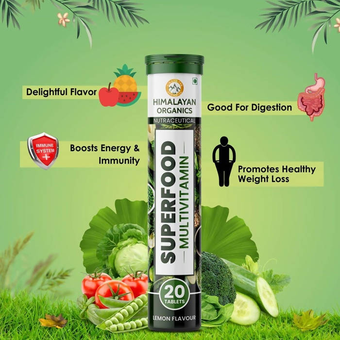 Himalayan Organics Superfood Multivitamin Tablets | Grocsy