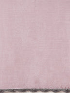 Tikhi Imli Pink Solid Embellished Border Saree | Grocsy