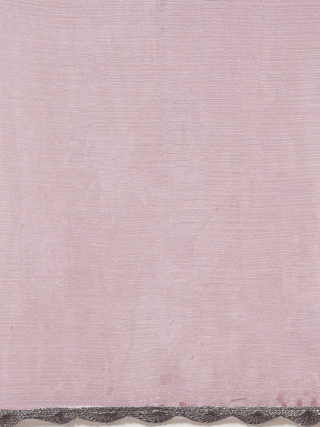 Tikhi Imli Pink Solid Embellished Border Saree | Grocsy