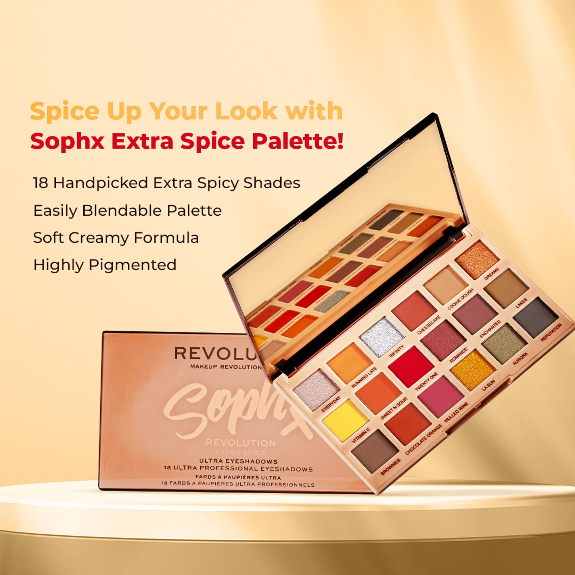 Makeup Revolution X Soph Extra Spice Eyeshadow | Grocsy