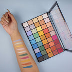 Makeup Revolution Maxi Reloaded Eyeshadow Palette - 45 Shades-Shimmer & Easy Blendable - Big Shot | Grocsy