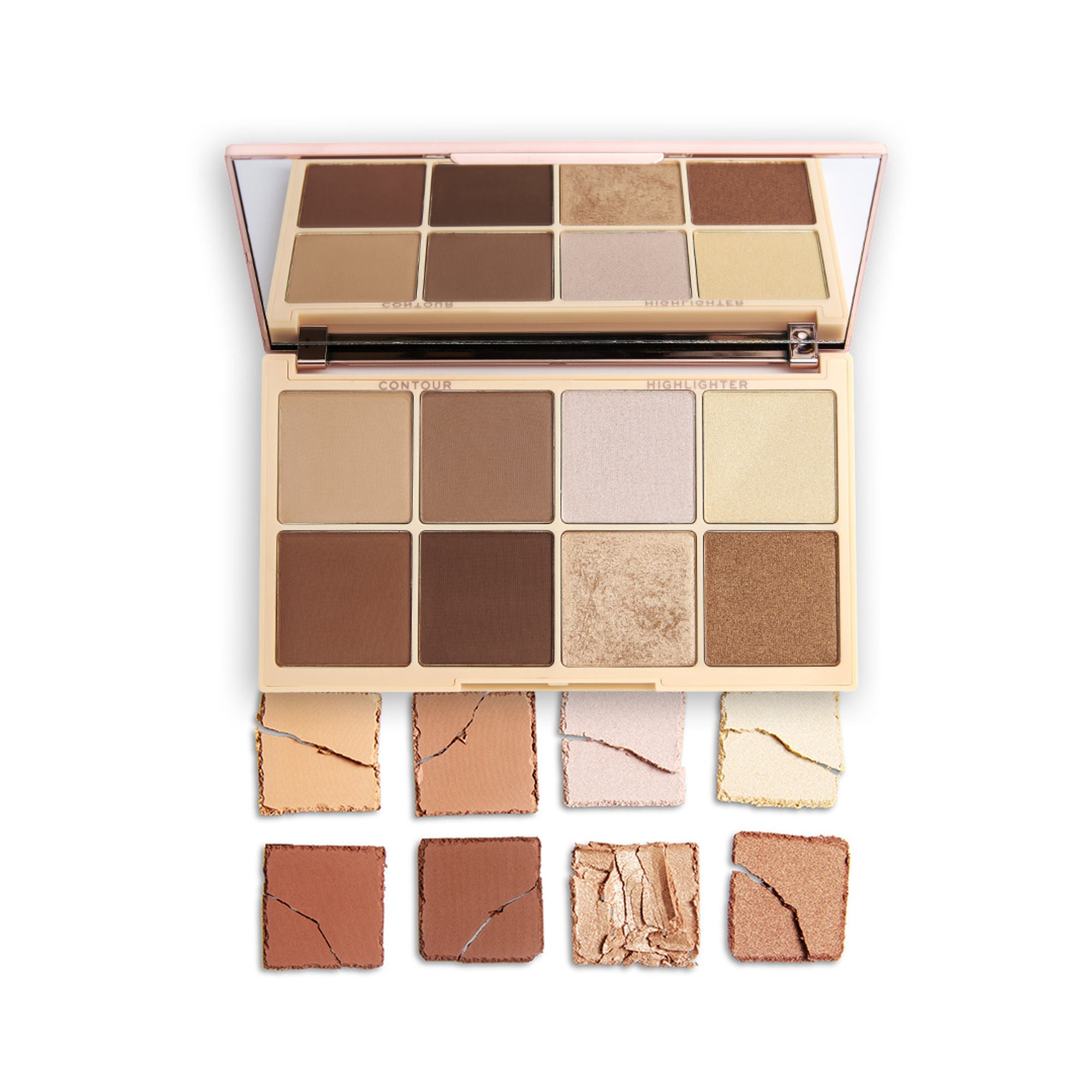 Makeup Revolution X Roxxsaurus Highlight & Contour Palette | Grocsy