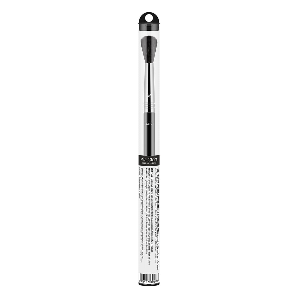 Miss Claire M12 - Fluffy Eyeshadow Blending Brush (Black) - Chrome | Grocsy
