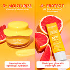 Dot & Key CSMS (Cleanser, Serum, Moisturizer, Sunscreen) Vitamin C Combo | Grocsy