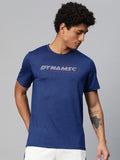 Alcis Typography Printed Anti Static Slim Fit T-shirt | Grocsy