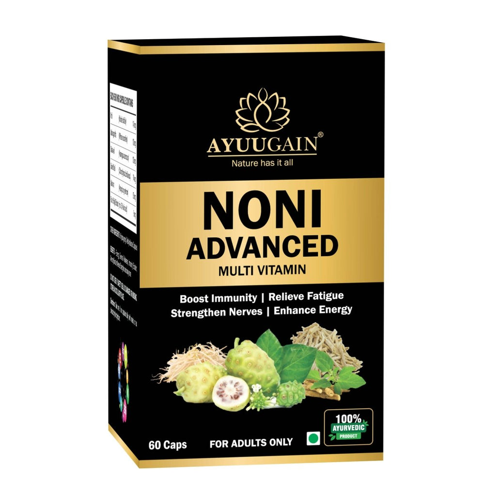 Ayuugain Noni Advanced Multivitamin Capsules | Grocsy