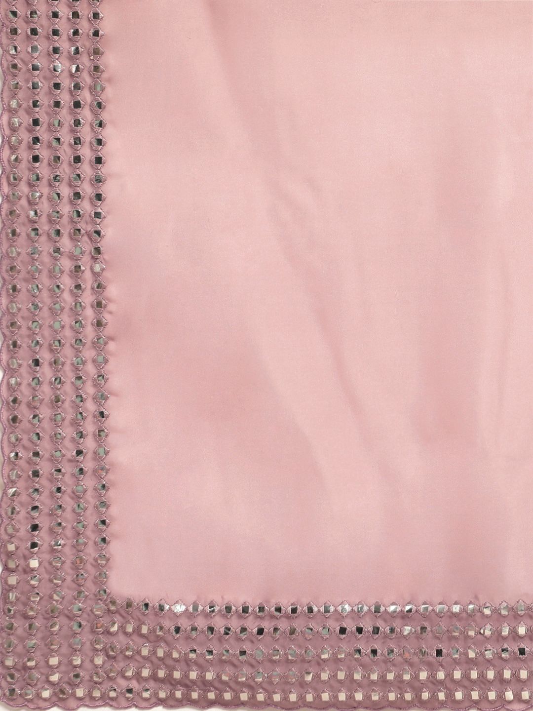 kasee Embellished Mirror Work Satin Saree | Grocsy