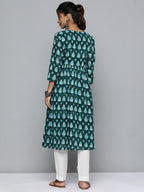 HERE&NOW Floral Printed Pure Cotton Kurta | Grocsy