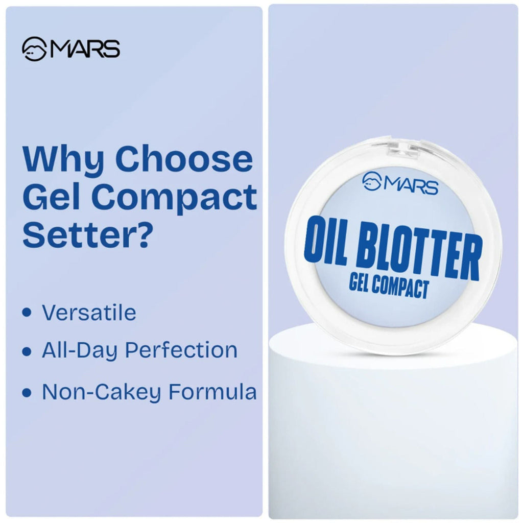 MARS Cosmetics Oil Blotter Gel Compact (5gm) | Grocsy