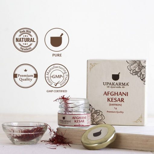 Upakarma Ayurveda Afghani Kesar (Saffron) | Grocsy