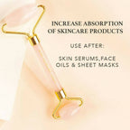 Ras Luxury Oils Rose Quartz Face Massager Roller | Grocsy