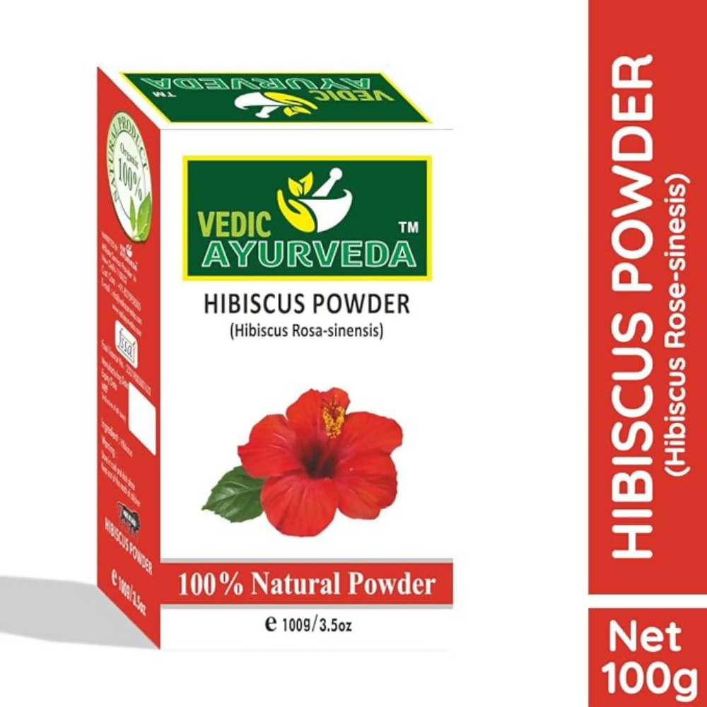 VedicAyurveda Bio-Organic Industry Hibiscus Powder | Grocsy
