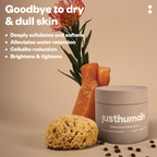JustHuman Coffee Caramel Body Scrub | Grocsy
