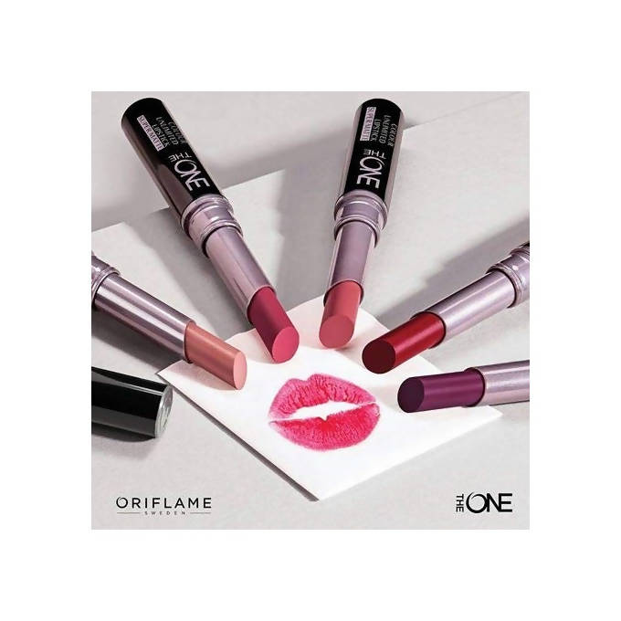Oriflame The One Colour Unlimited Lipstick Super Matte - Perpetual Papaya | Grocsy