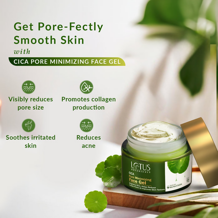 Lotus Botanicals Cica Pore Minimizing Face Gel | Grocsy