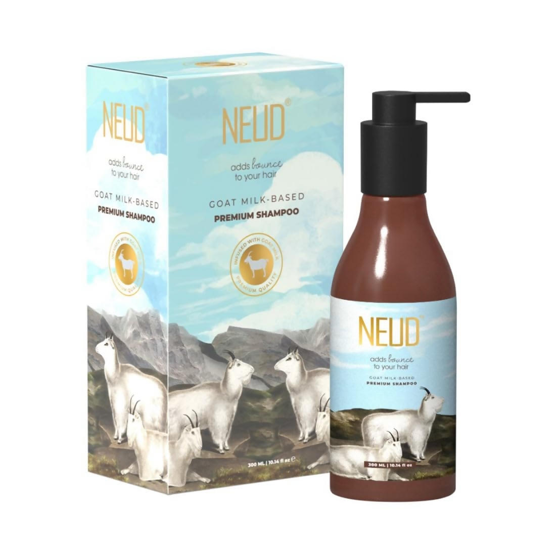 Neud Goat Milk Premium Shampoo | Grocsy