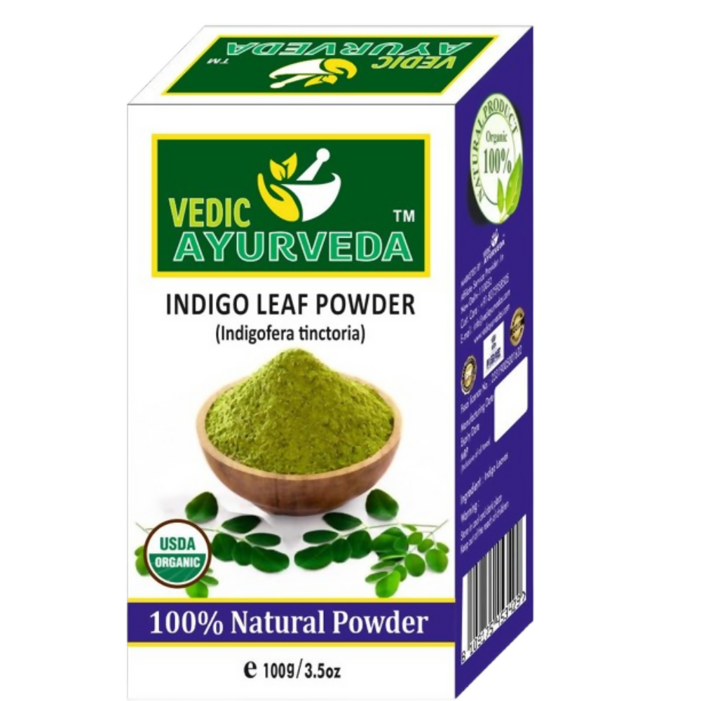 VedicAyurveda Neem, Tulsi, and Indigo Powders | Grocsy