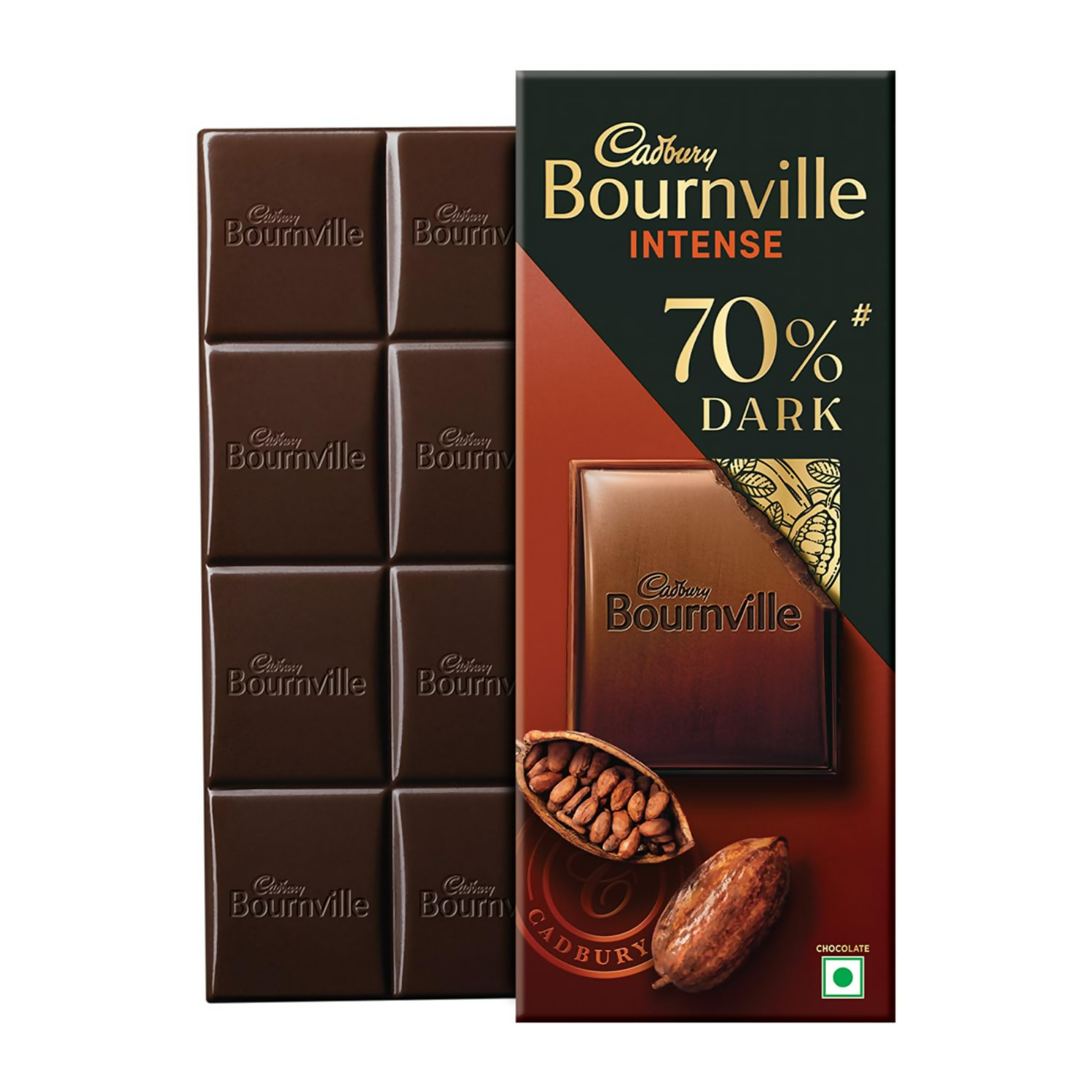 Cadbury Bournville Rich Cocoa 70% Dark Chocolate Bar | Grocsy