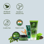 Bombay Shaving Company Green Skincare Essentials Combo | Grocsy