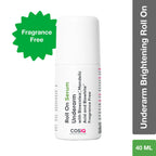 Cos-IQ Brightening Underarm Roll On Serum, With Bioecolea, Mandelic Acid and Bio White Fragrance Free | Grocsy