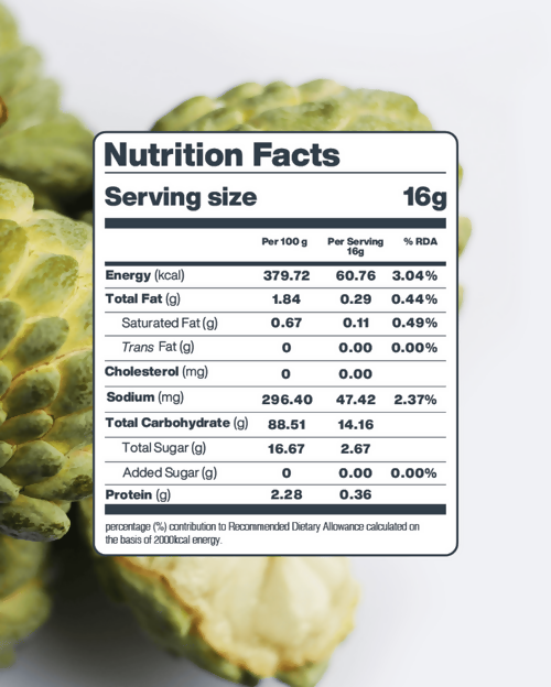 Moon Freeze Dried Custard Apple Cubes | Grocsy